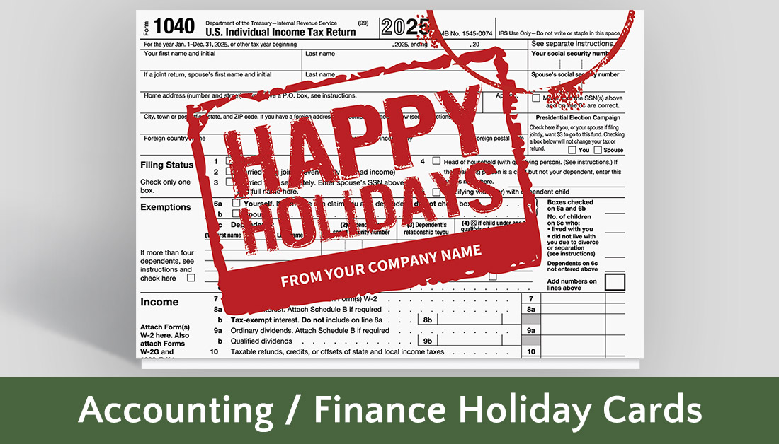Accounting Finance Holiday Cards