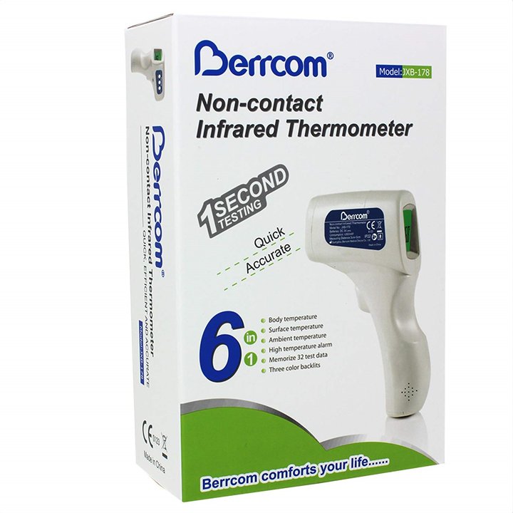 ON SALE!  Berrcom No-Contact Infrared Forehead Thermometer