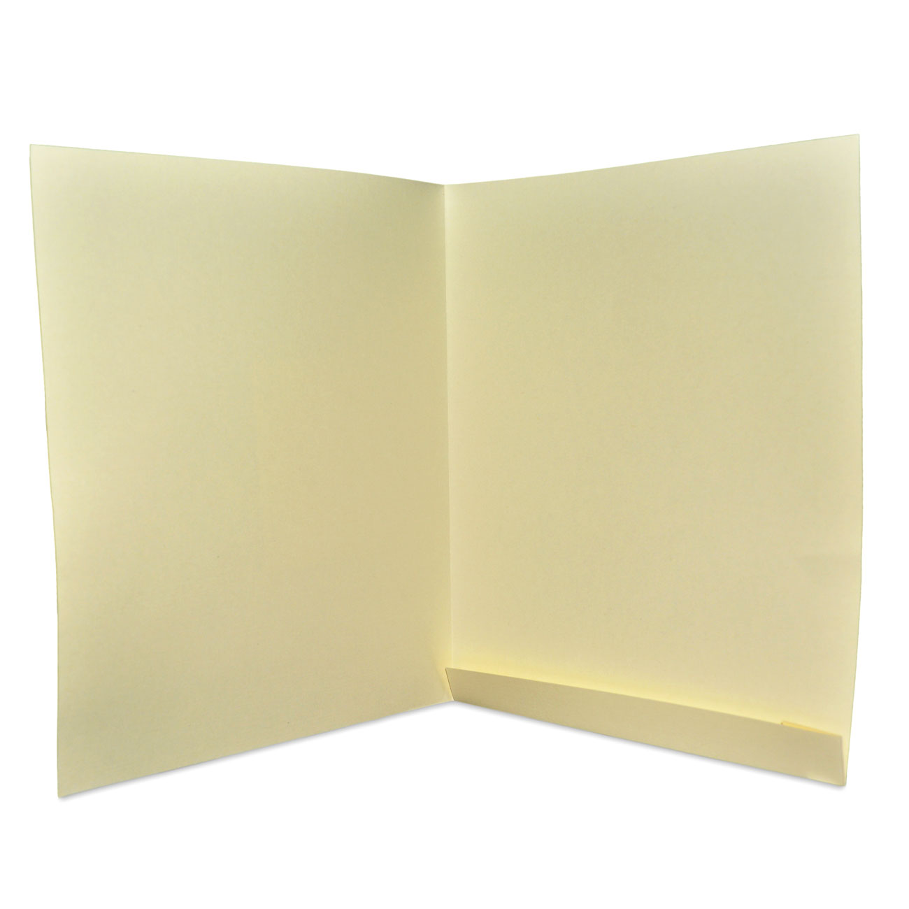 Tax Return Cover - Ivory Blank - Letter Size, 8 3/4"W x 11 1/4"H, Ivory Tax Return / Audit Cover, 80 lb. Stock, Plain/Not Printed, 30% Recycled, 50% PCW, 100/BX